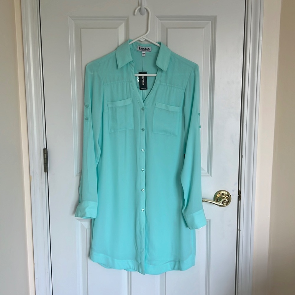 New XS Express Portofino Shirt Dress! (NWT)